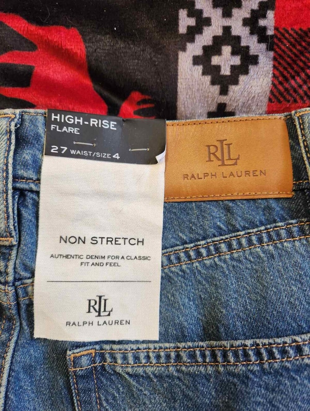 Lauren Ralph Lauren High-Rise Flare Jeans | 27 / 4 | 2024 Collection NWT - Picture 5 of 12